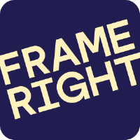Frameright's logo